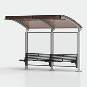 <strong>Variante:</strong><br> - parete laterale destra aggiuntiva<br> - panchina a destra