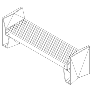 Prisma seat of cm.180 with armrests