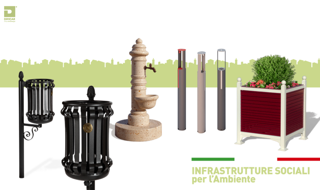 arredo urbano per ambiente dimcar