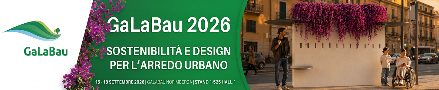 GaLaBau 2026 - Sostenibilità e design per l'arredo urbano