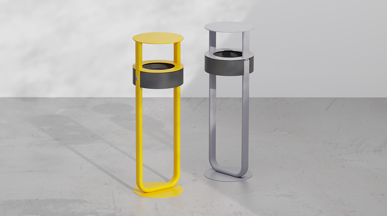 Diapason Anti-terrorism waste basket