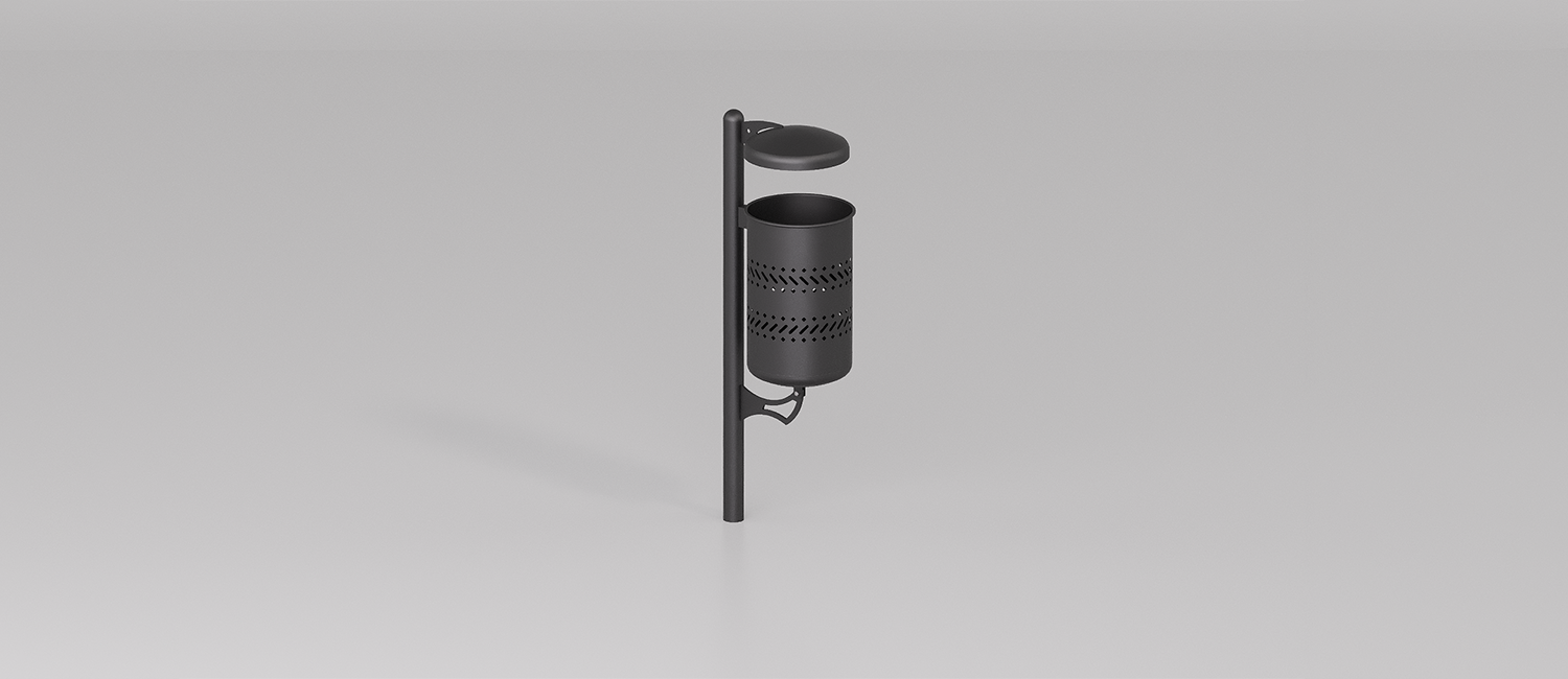 Aladino bin with lid vista 1