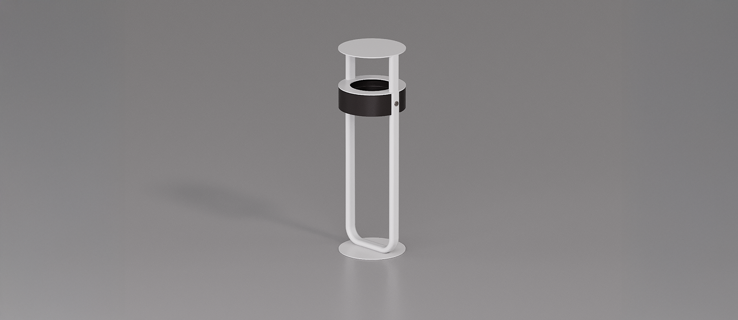 Diapason Anti terrorism waste basket vista 3