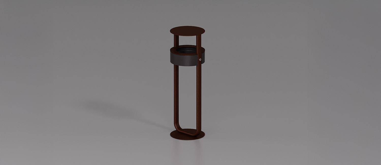 Diapason Anti terrorism waste basket vista 4