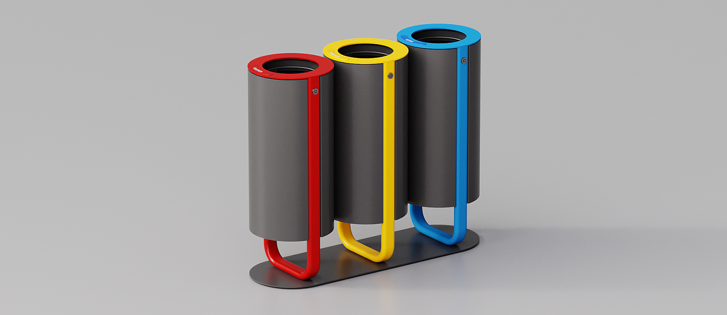 Diapason litter bin tris model vista 1