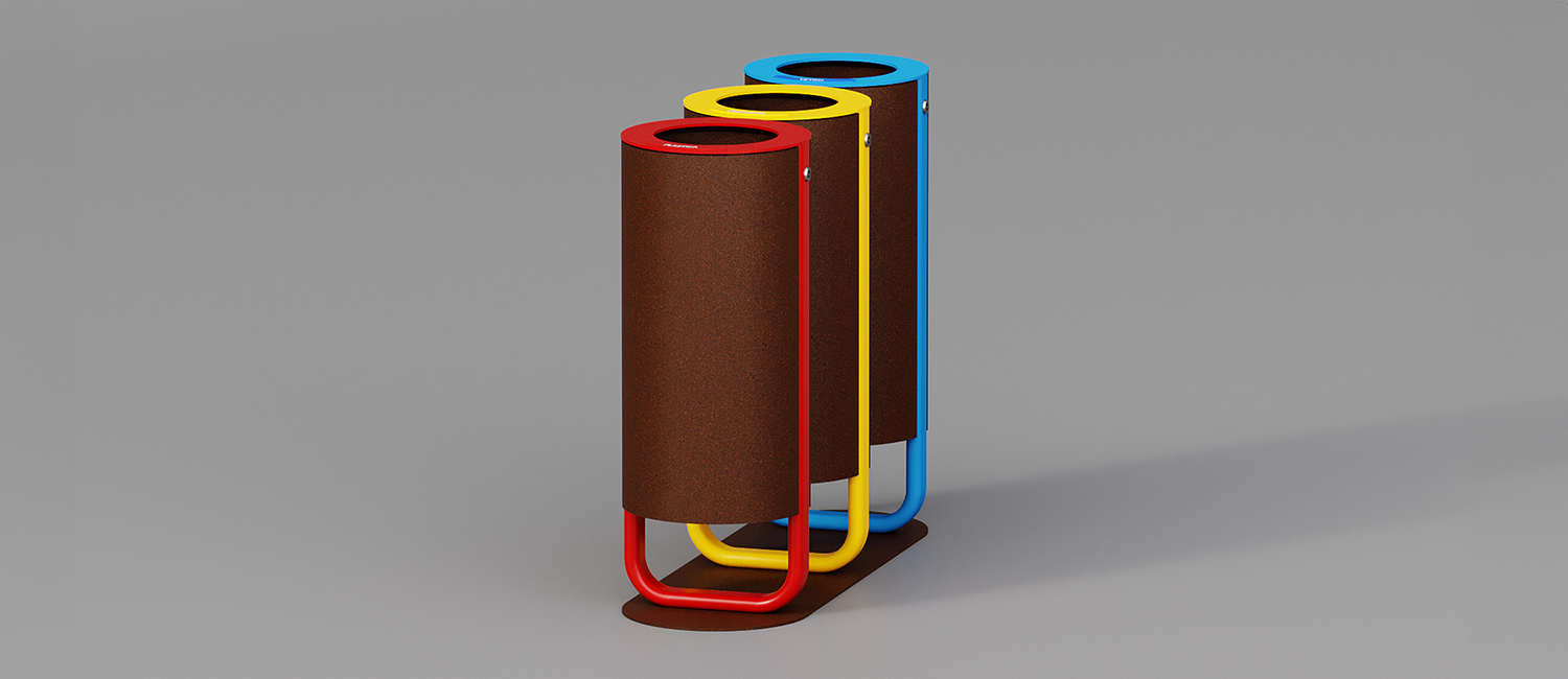 Diapason litter bin tris model vista 7