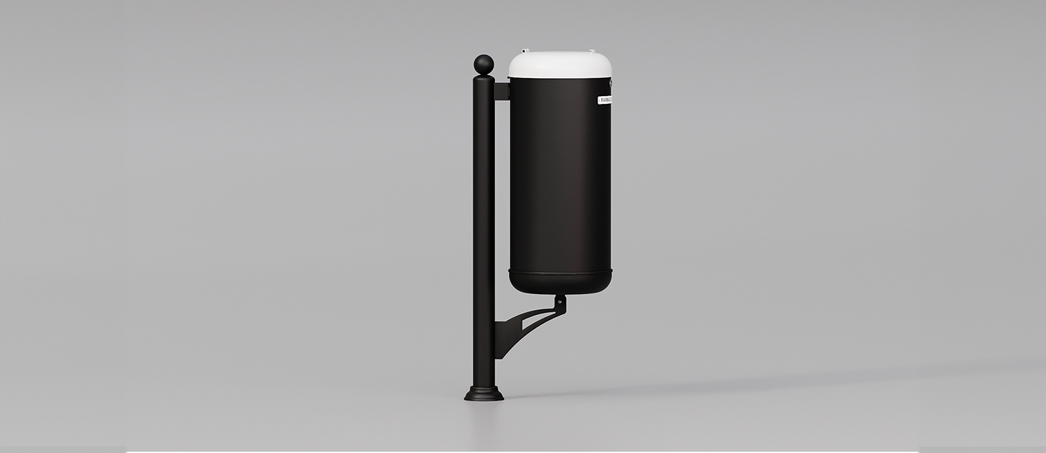 Cestino Ecocity per raccolta farmaci vista 2