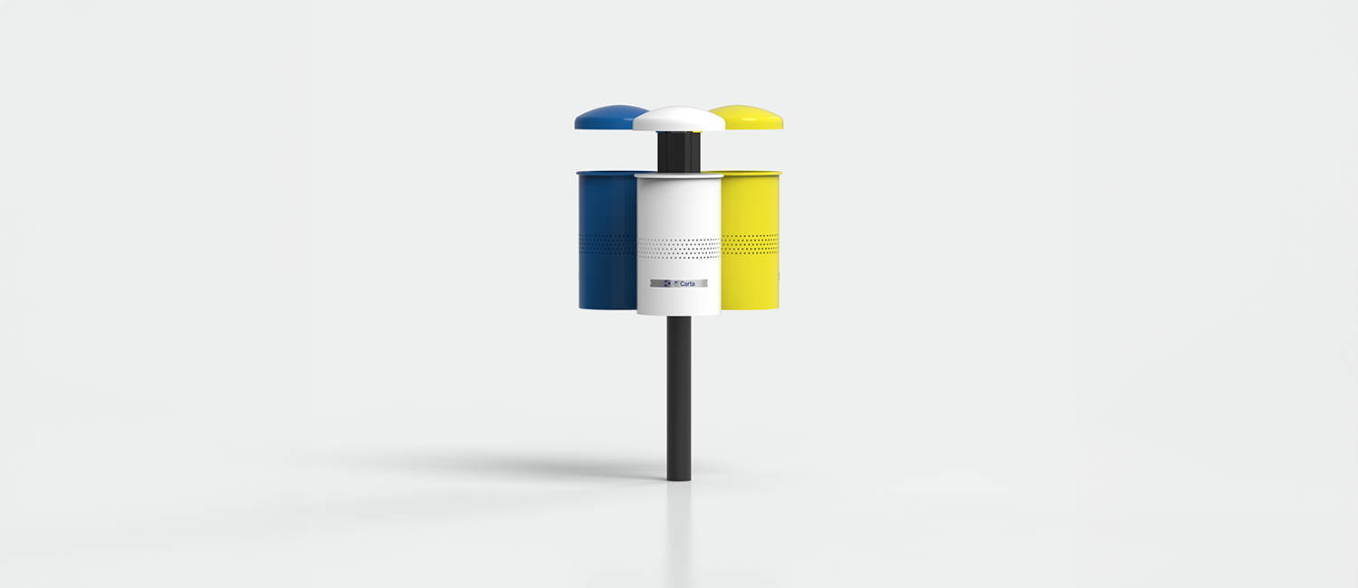 Cestino Ekos vista 3