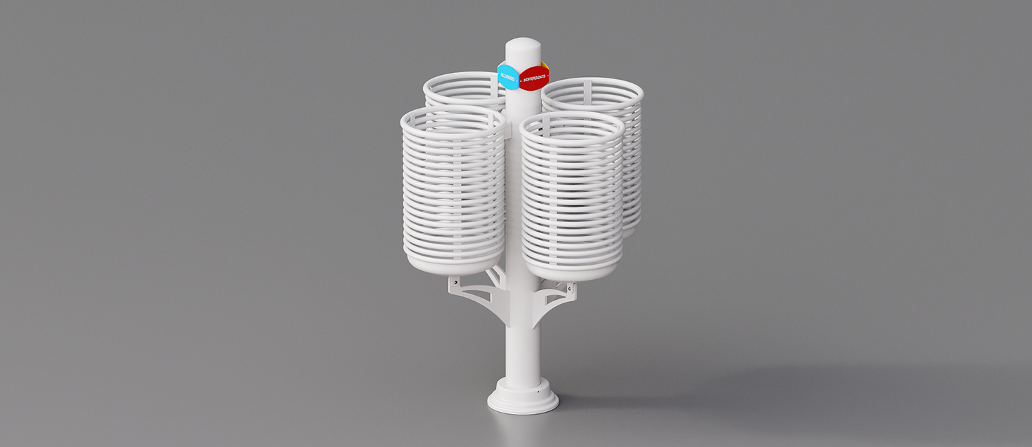 Cestino Quadruplo Palau vista 4