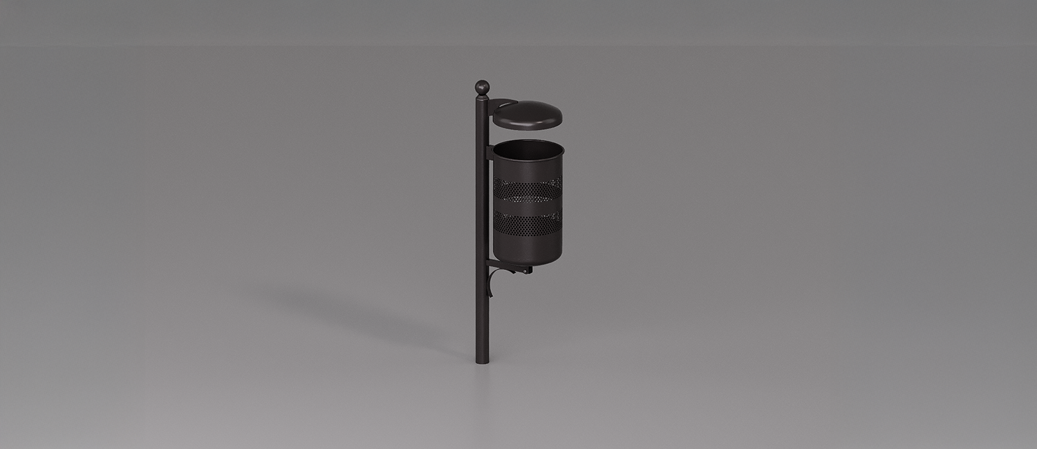 Cestino Taormina con coperchio vista 3