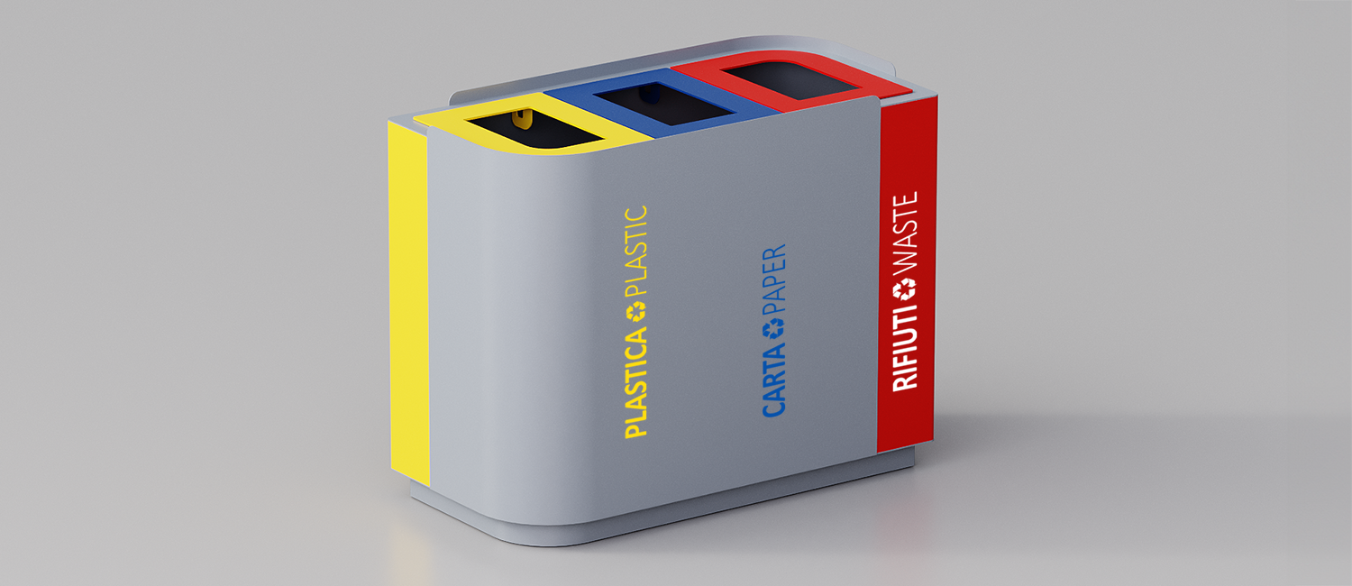 Large trash bin Benjamin vista 1