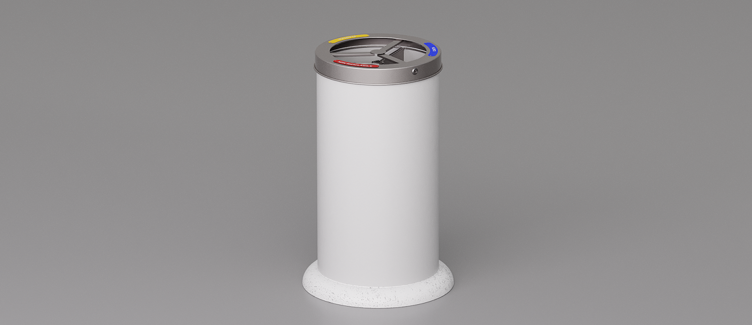 Elios large trash bin with CLS basement vista 2
