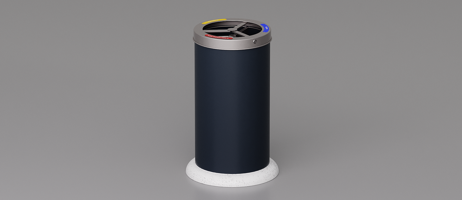 Elios large trash bin with CLS basement vista 3