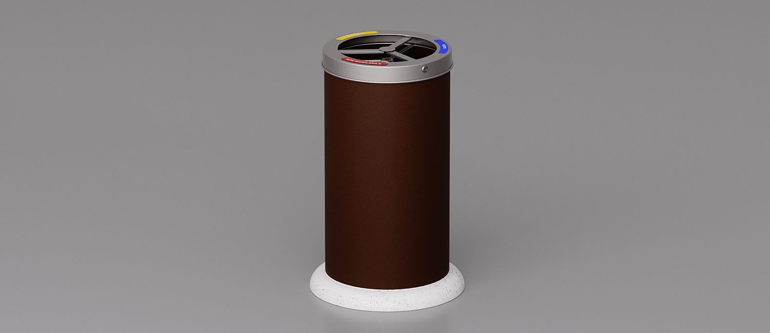Elios large trash bin with CLS basement vista 4