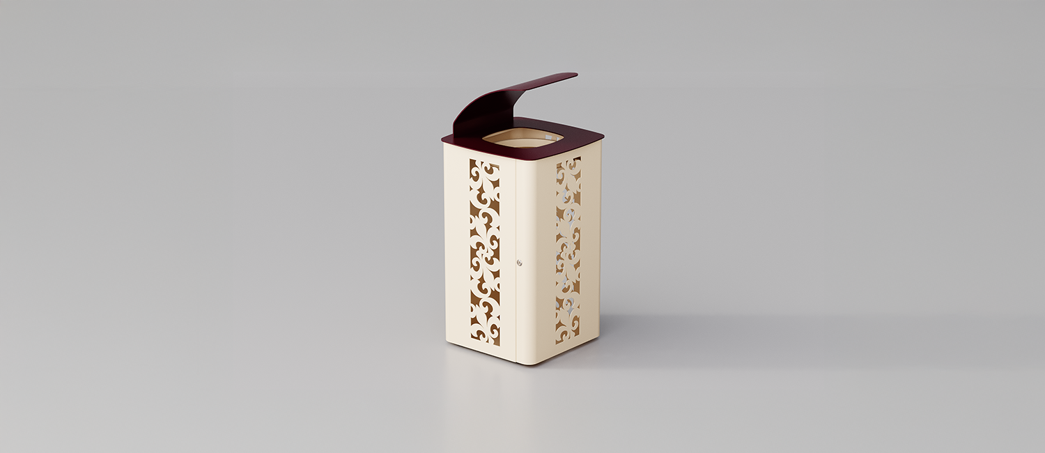 Giglio large trash bin vista 1