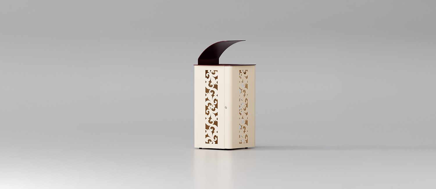 Giglio large trash bin vista 2