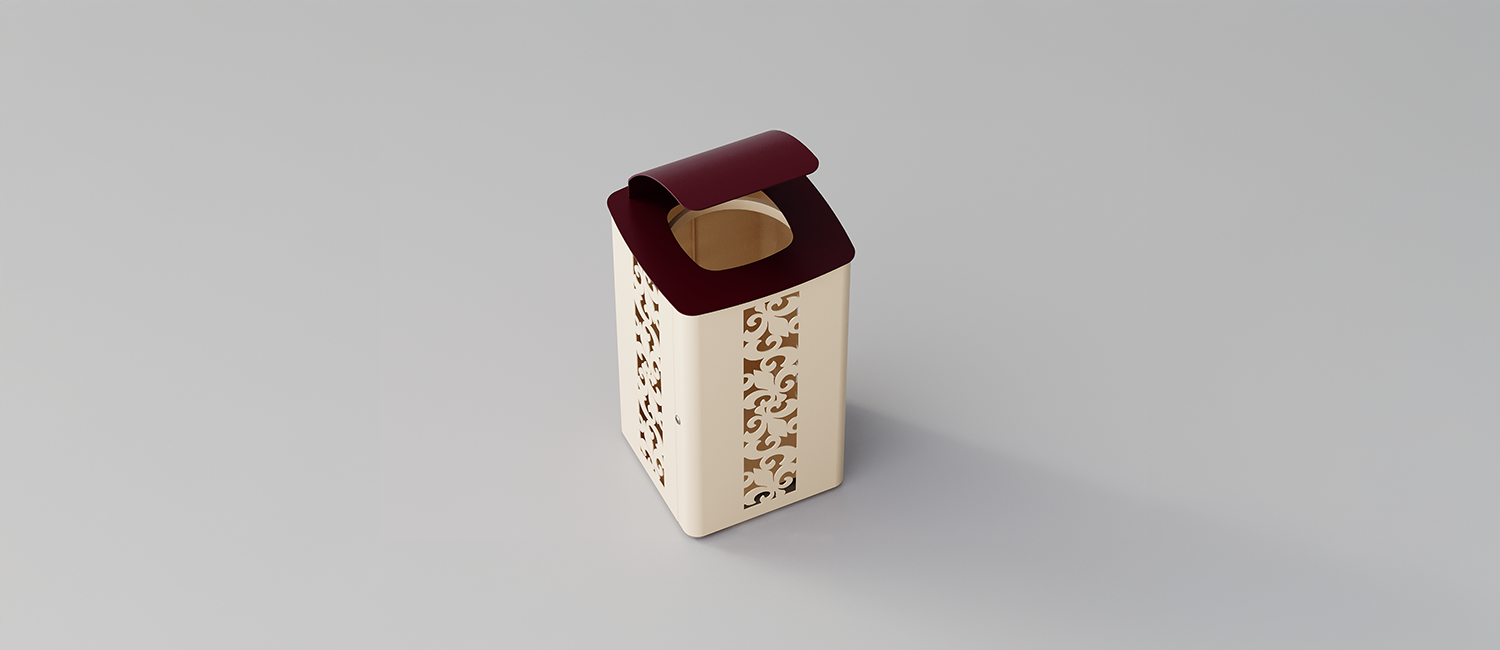 Giglio large trash bin vista 3