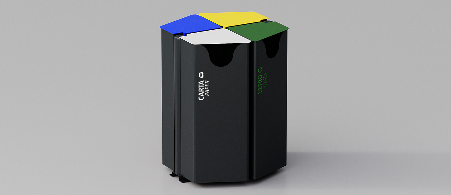 Large Trash Bin HEX vista 3