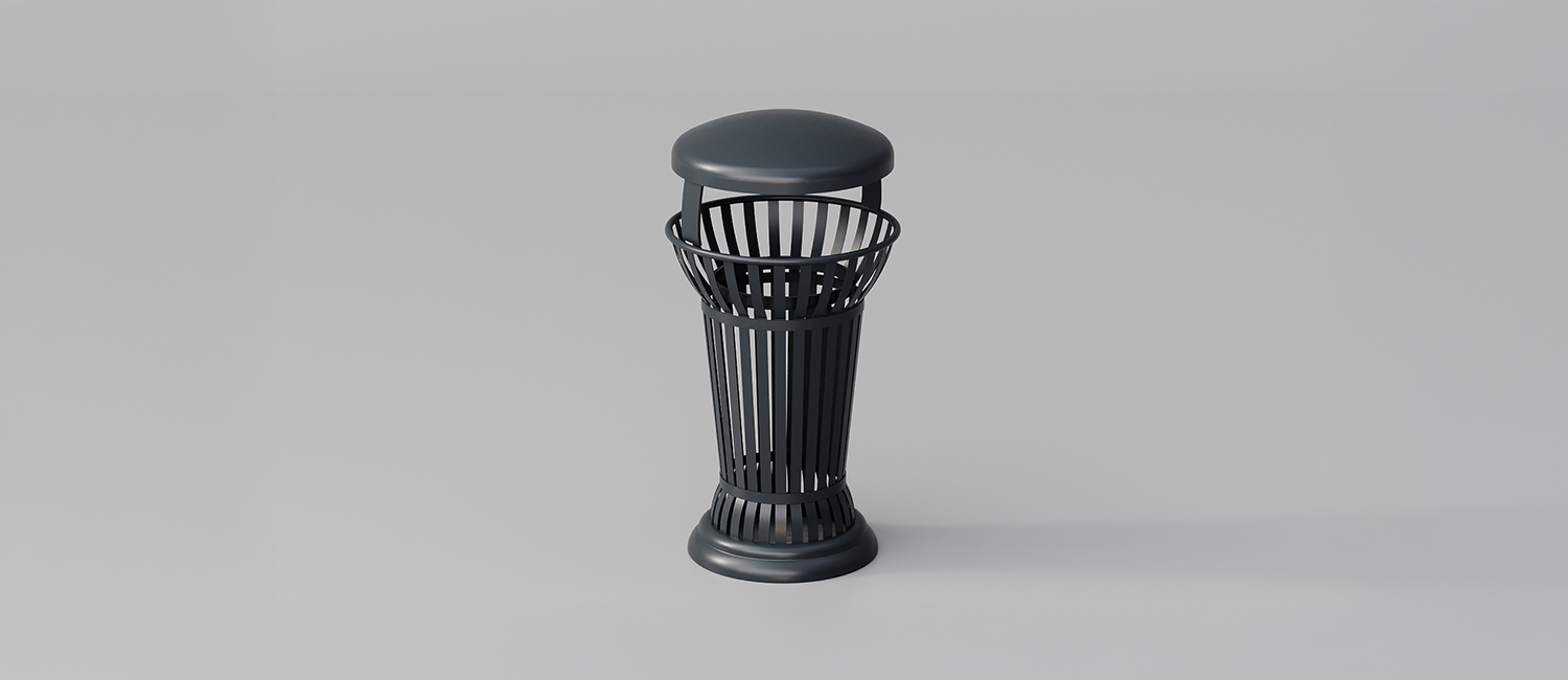 Large trash bin Scudo vista 2