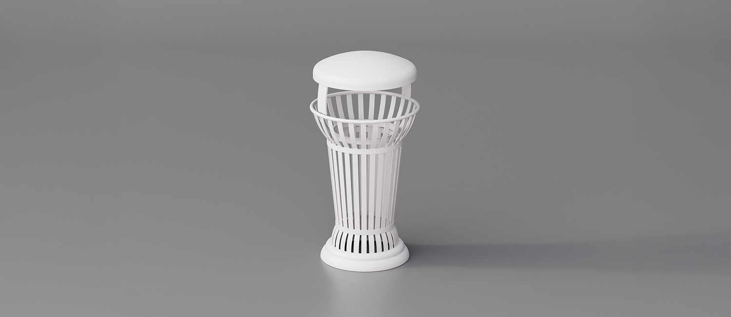 Large trash bin Scudo vista 3