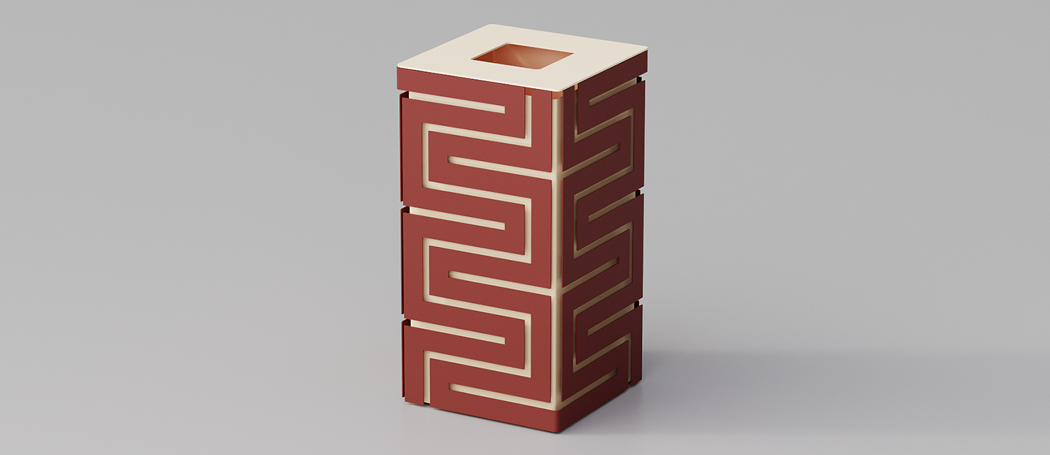 Snake large trash bin vista 1
