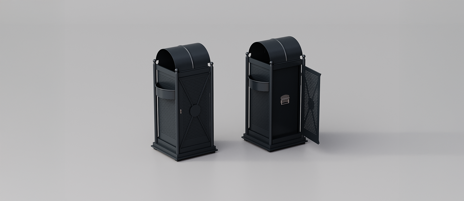 Large Trash Bin Virgo vista 3