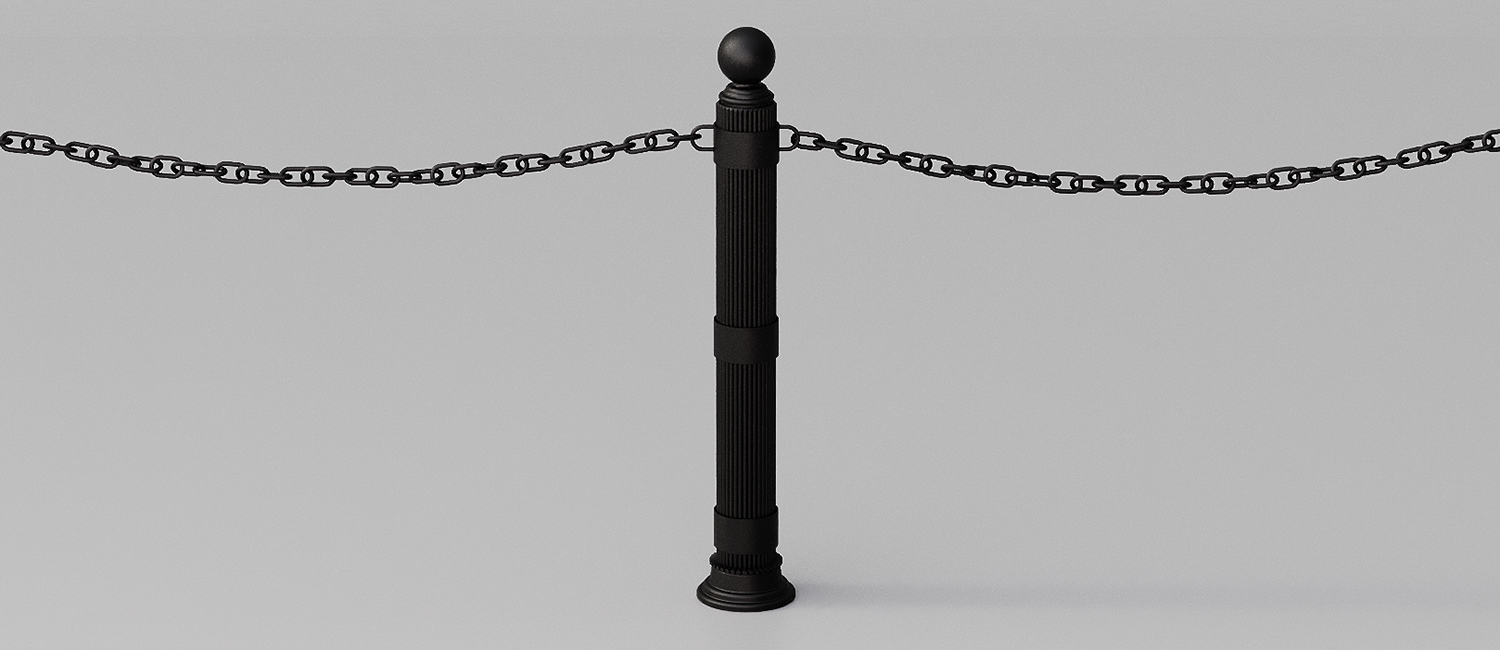 Doria Bollard with rings vista 1