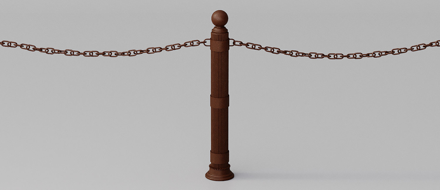 Doria Bollard with rings vista 5