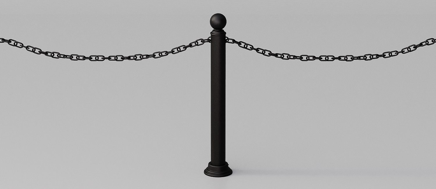 Icaro bollard with rings vista 1