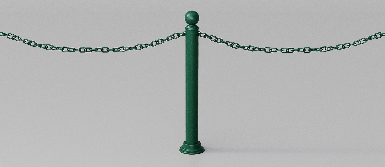 Icaro bollard with rings vista 2
