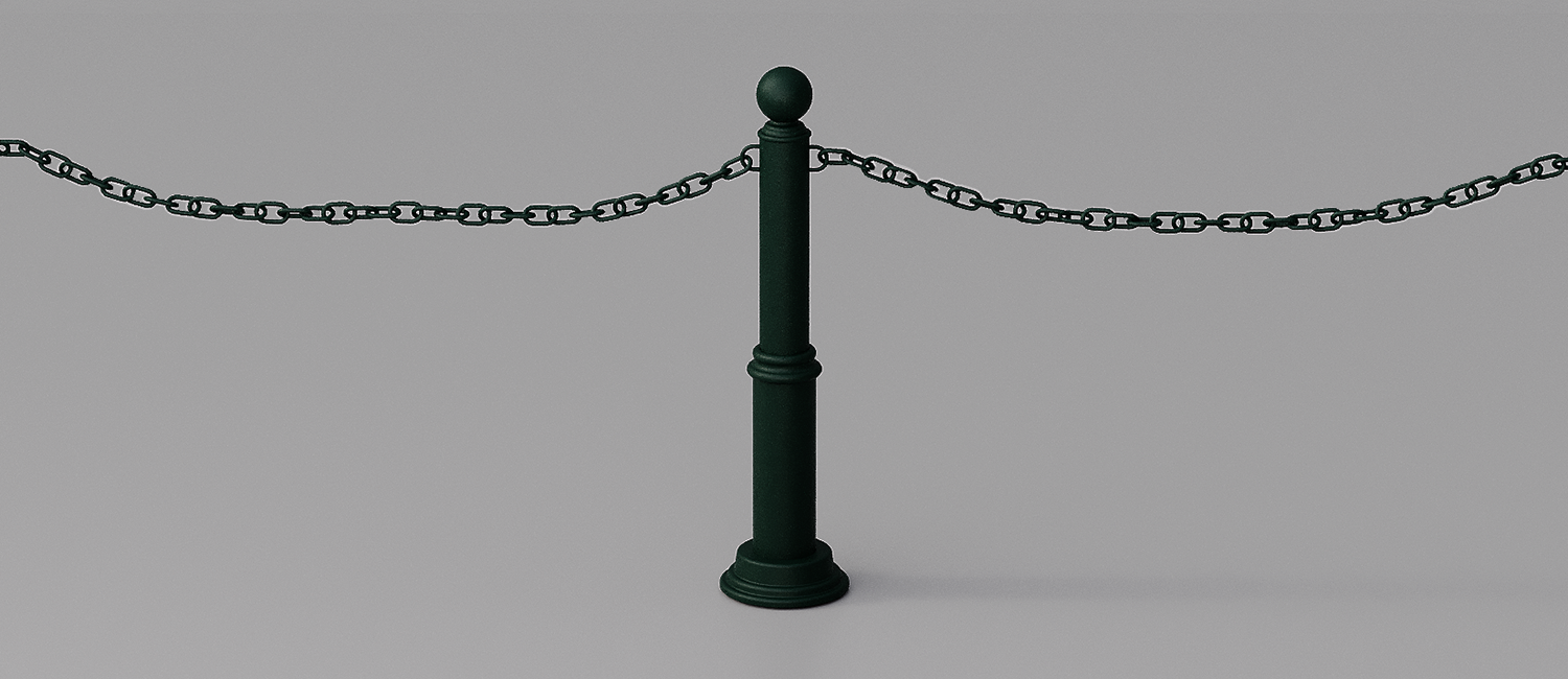 Teseo Bollard with rings vista 5