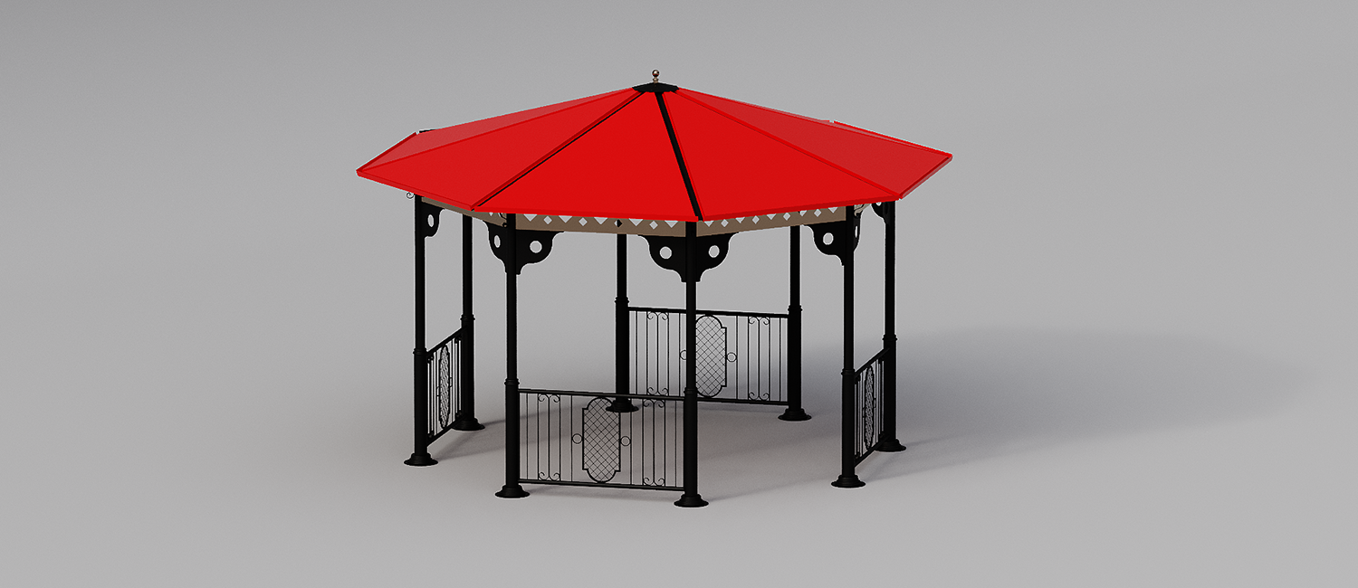 Gazebo Morfeo vista 3