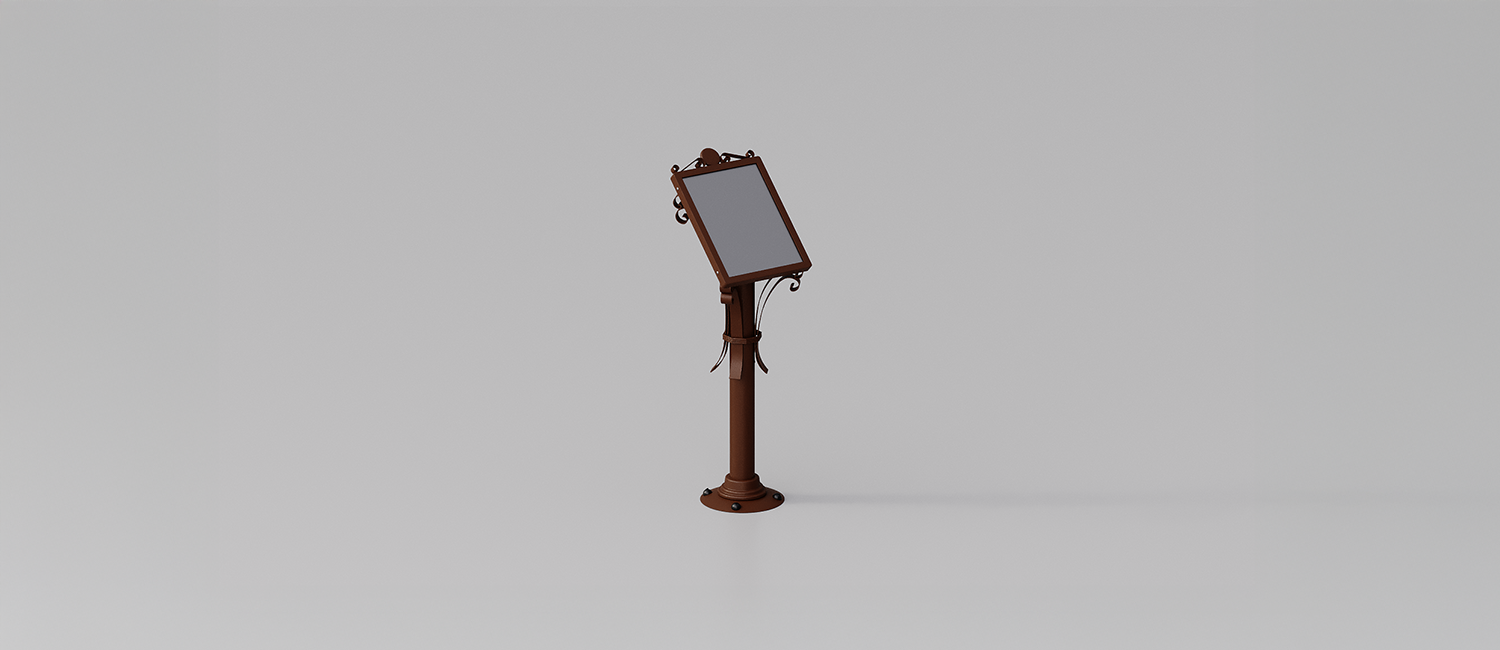 Leggio Barocco vista 2