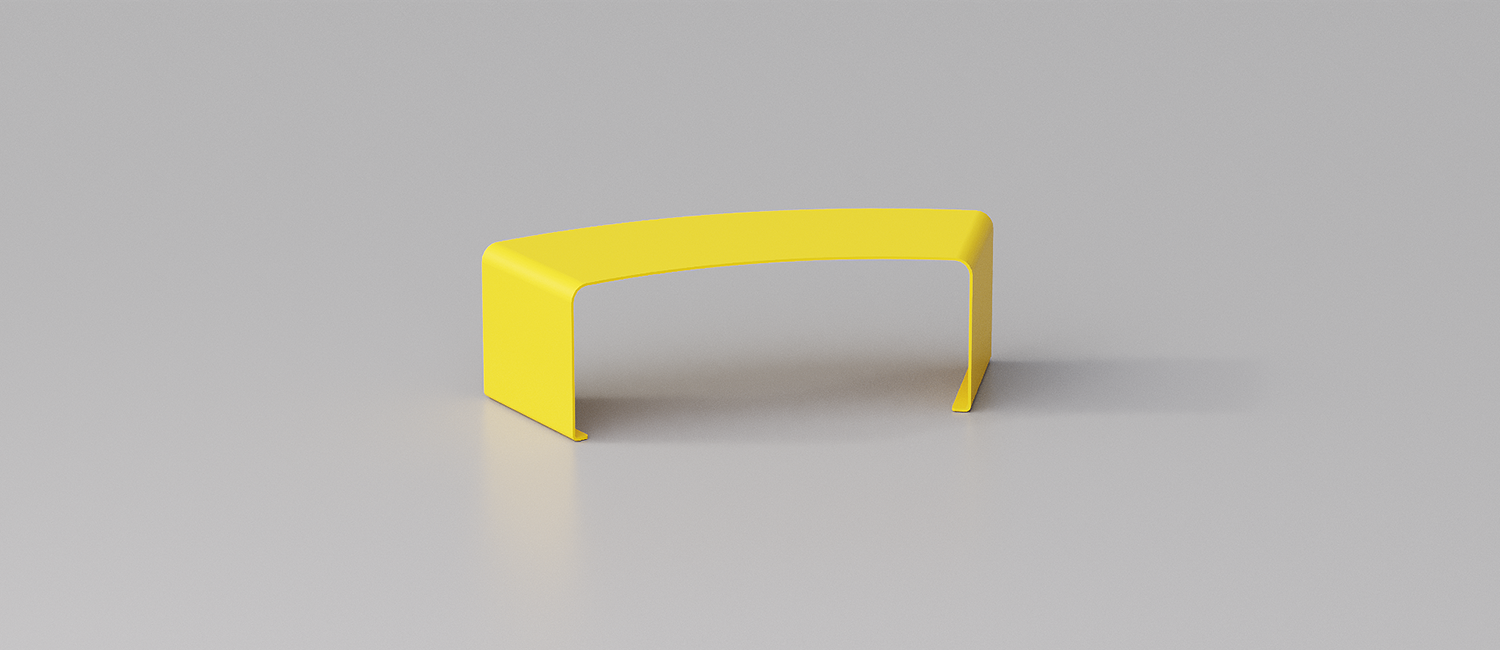 Thin curved seat vista 5