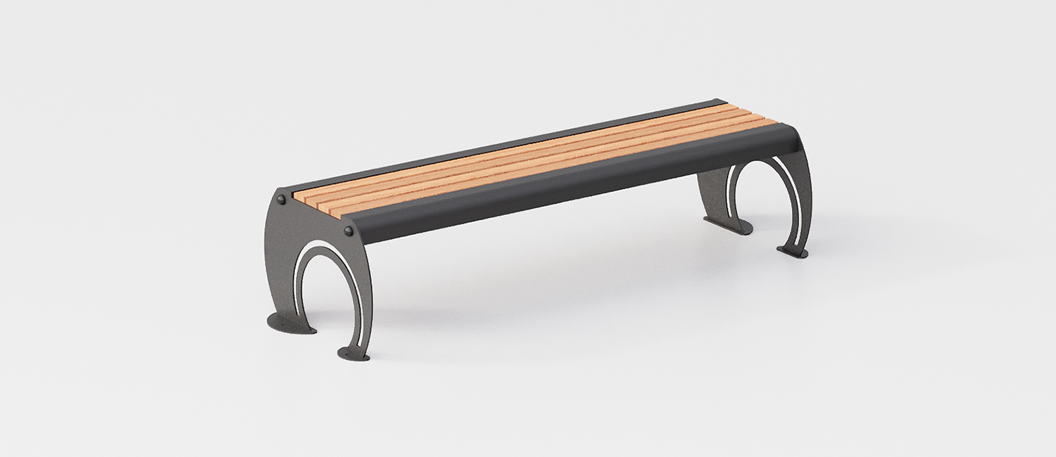 Seat Osiria with wooden planks vista 1