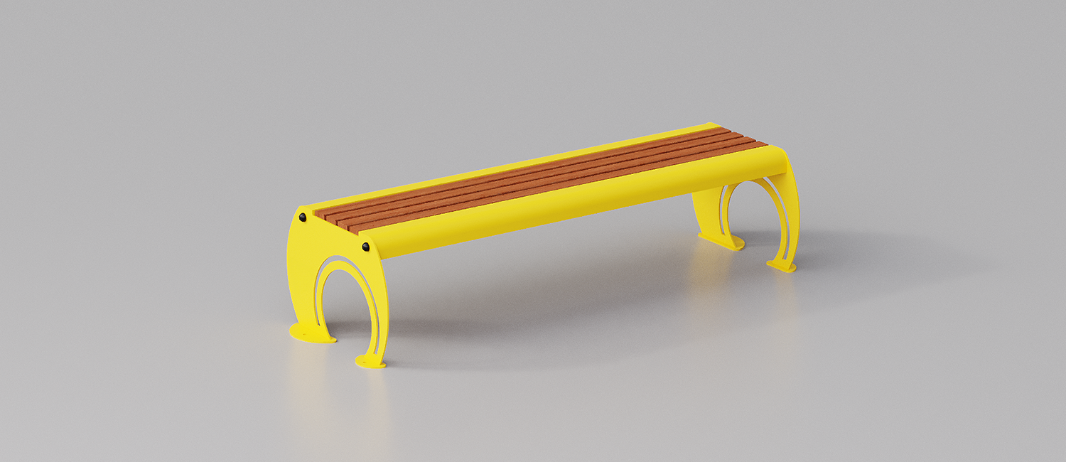 Seat Osiria with wooden planks vista 2