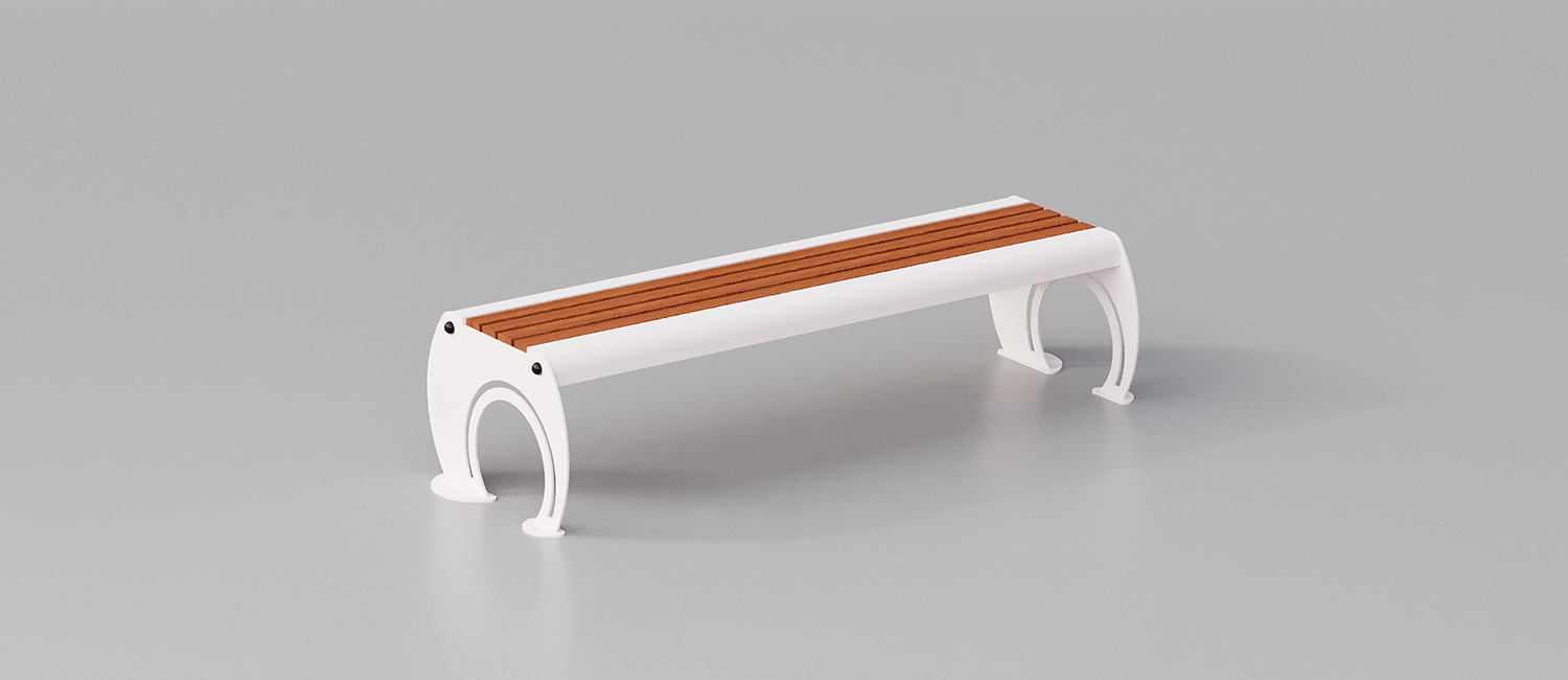 Seat Osiria with wooden planks vista 3