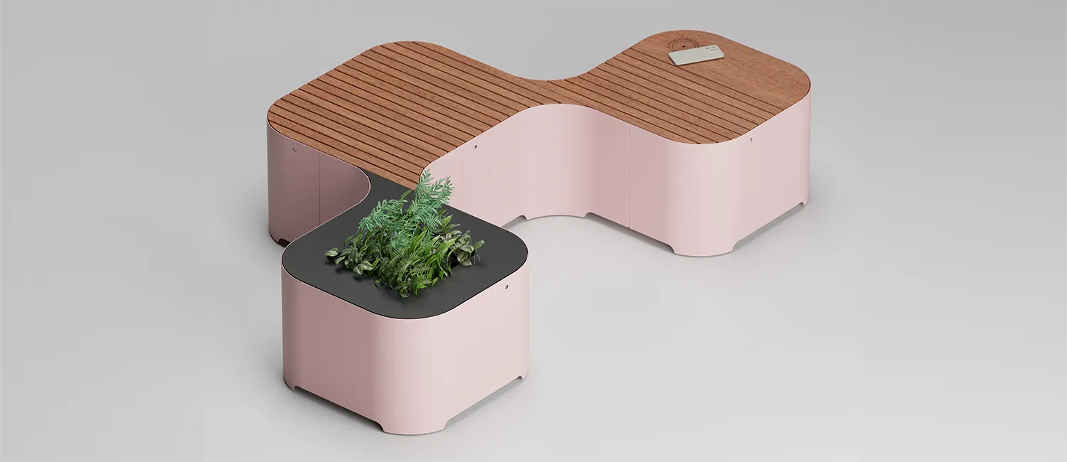 Pinch Modular 3-Module Modular Bench