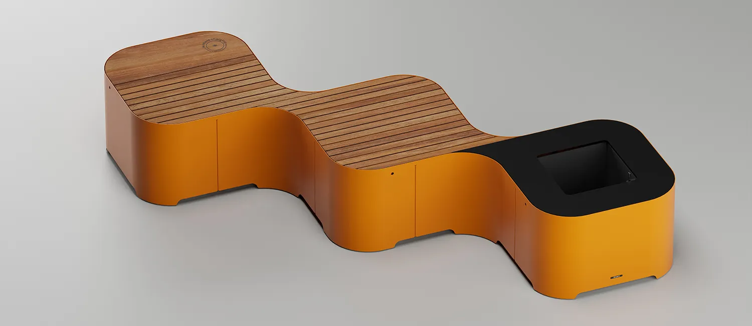 Pinch Modular 3-Module Linear Bench