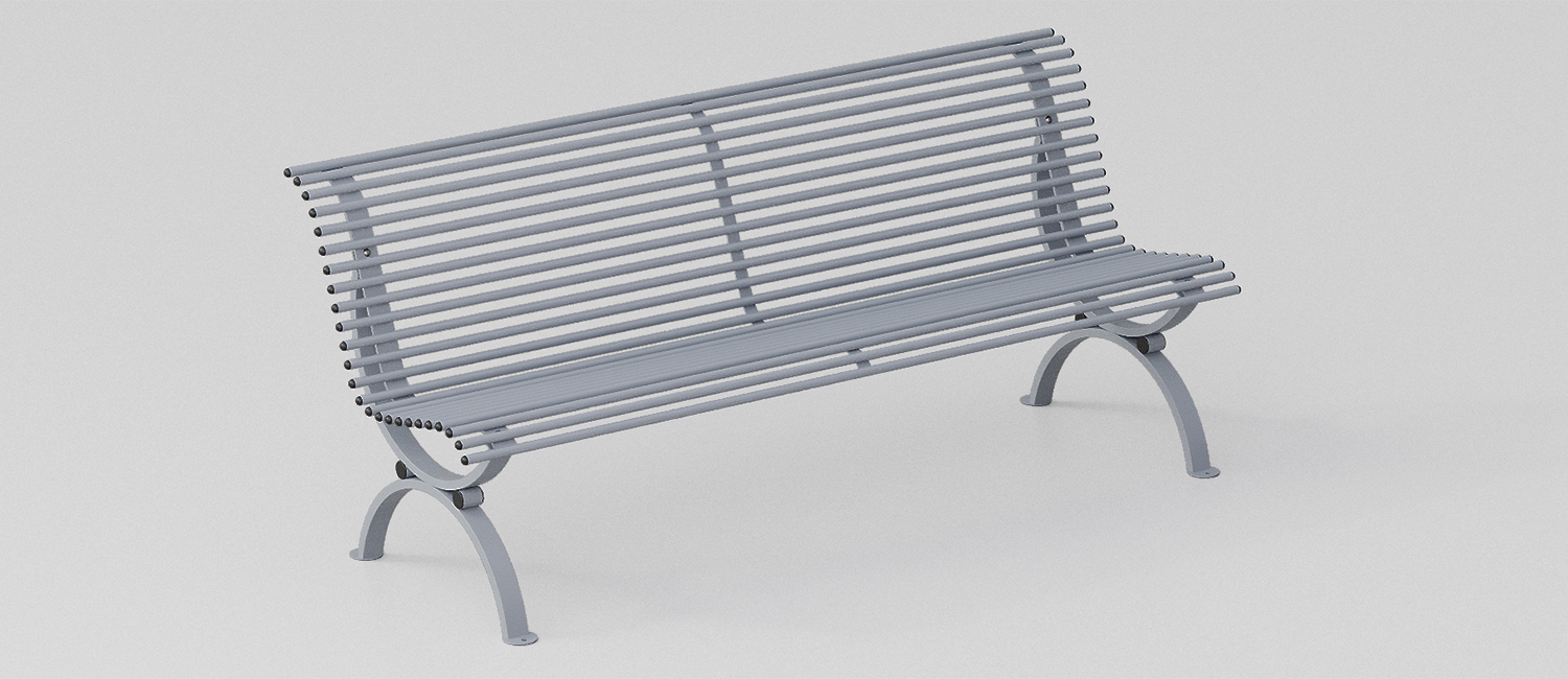 Bench Clematis straight vista 2