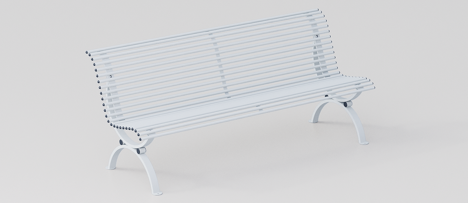 Bench Clematis straight vista 3