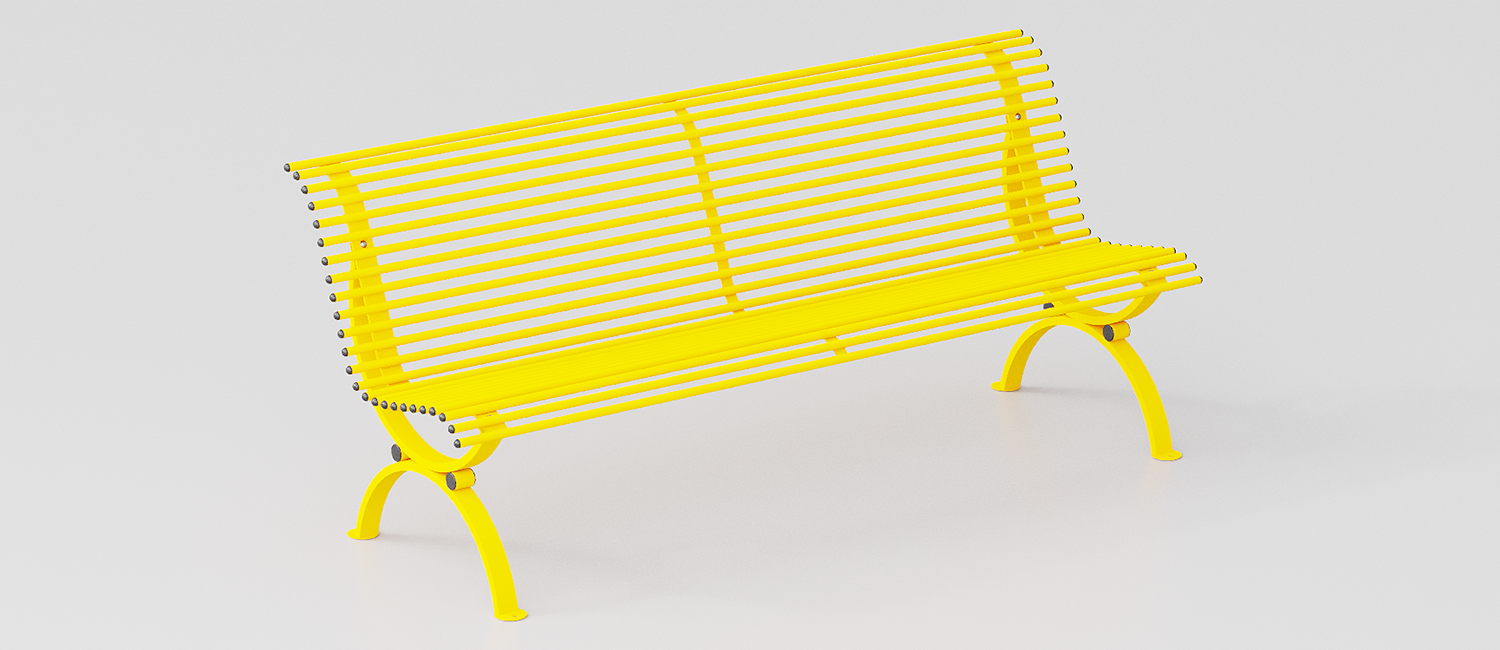 Clematis Ribbon bench vista 3