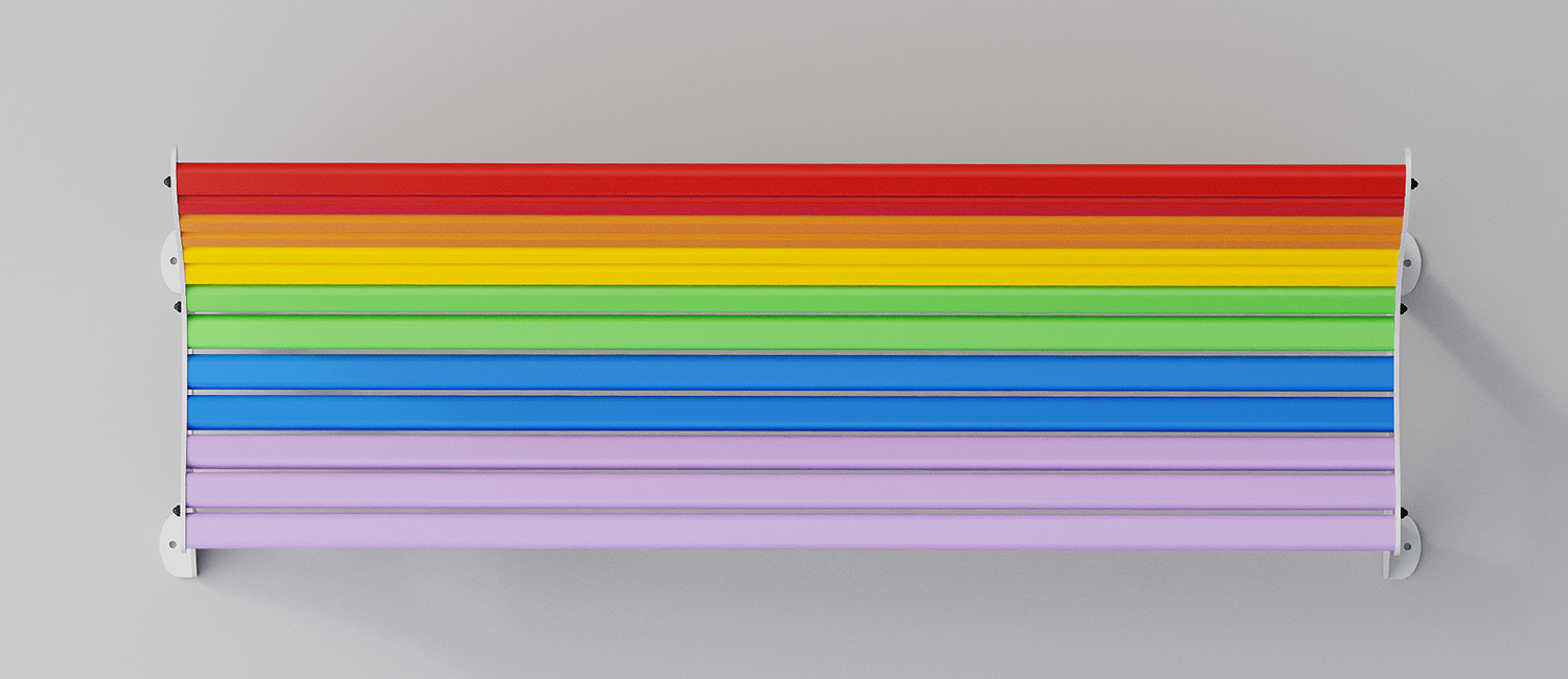 Panchina Debora Rainbow vista 3