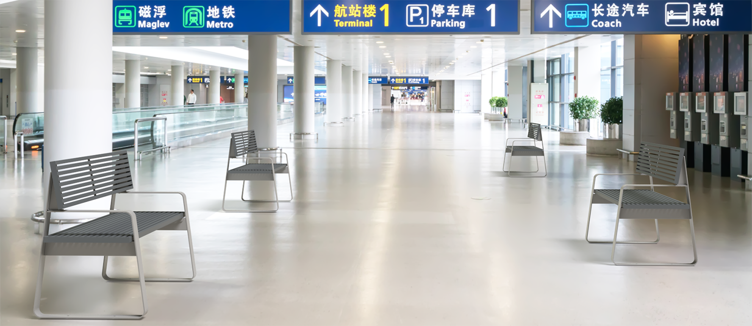 Panchina Easy Metal vista 1