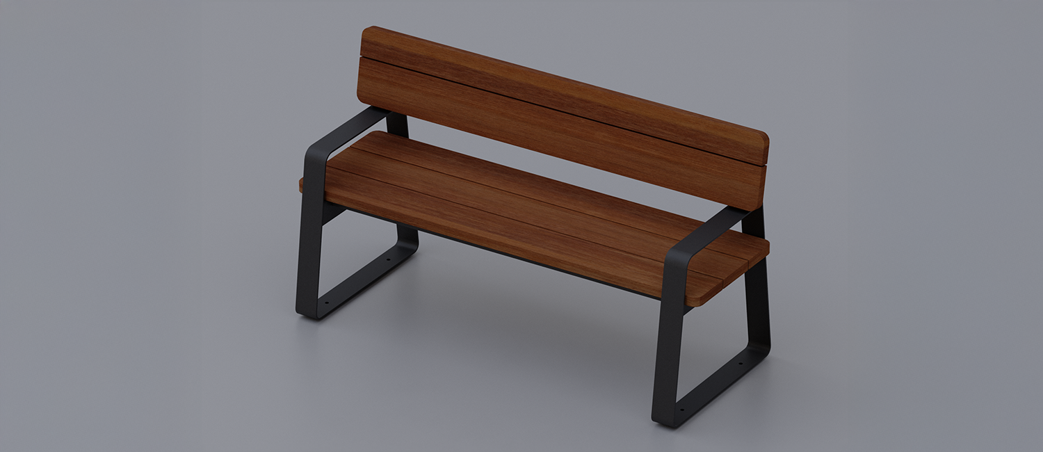 Panchina Easy Wood vista 2