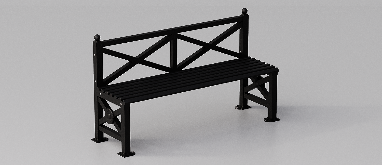 Panchina Orchidea vista 1