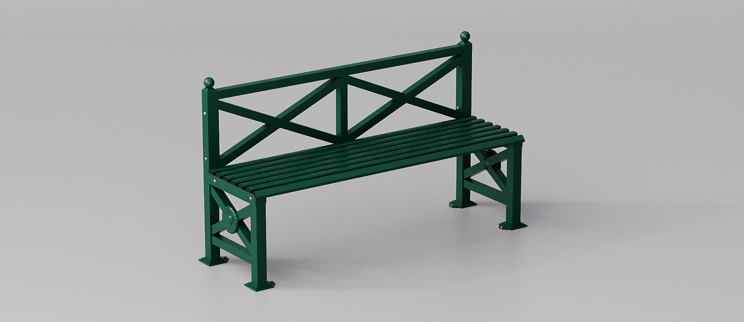 Panchina Orchidea vista 2