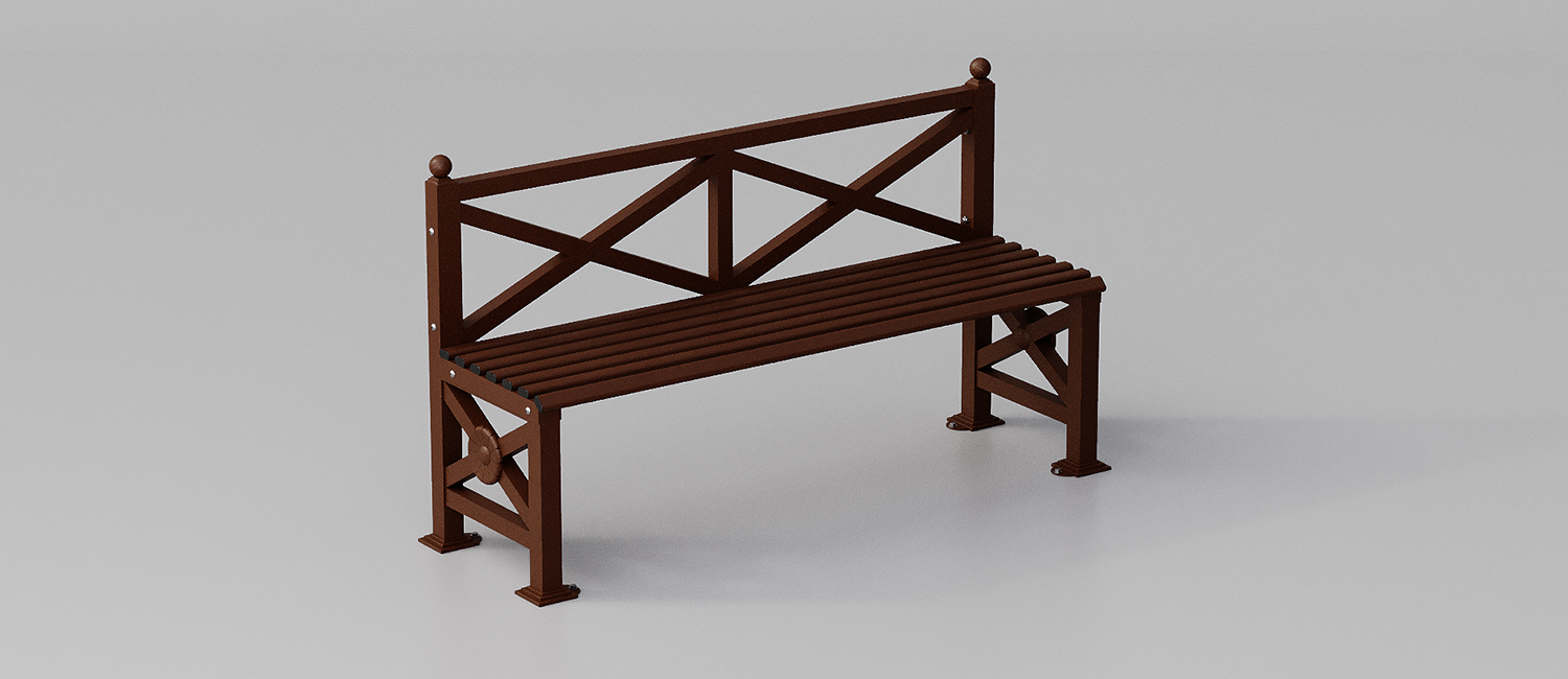 Panchina Orchidea vista 4