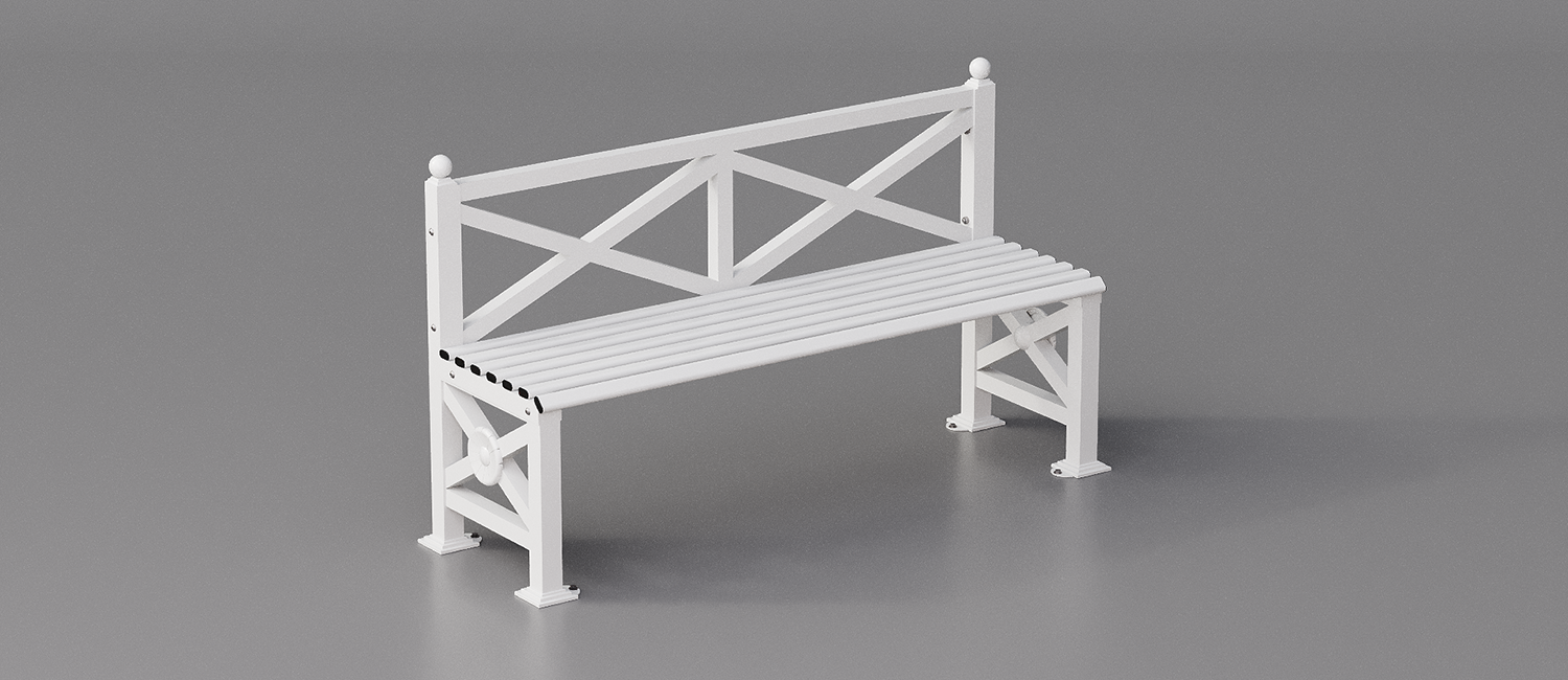 Panchina Orchidea vista 5