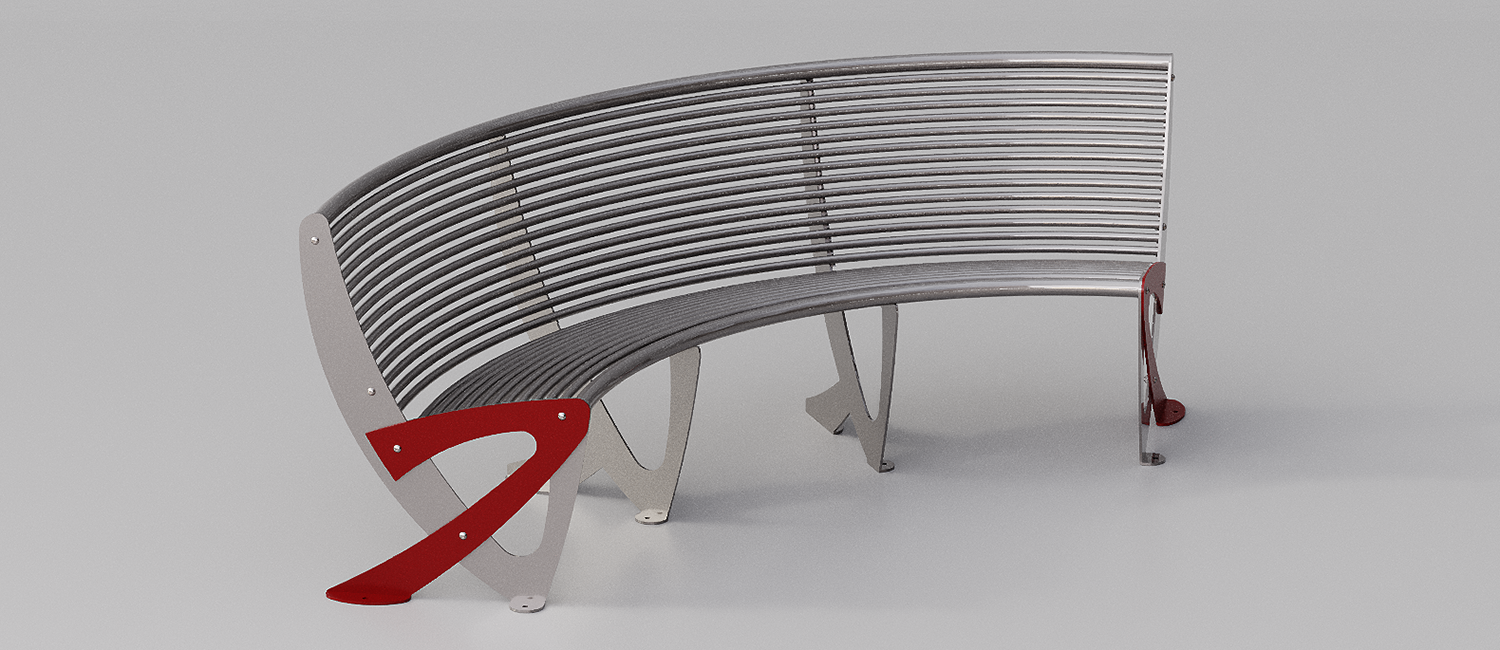 Teulada bench curved inwards vista 1
